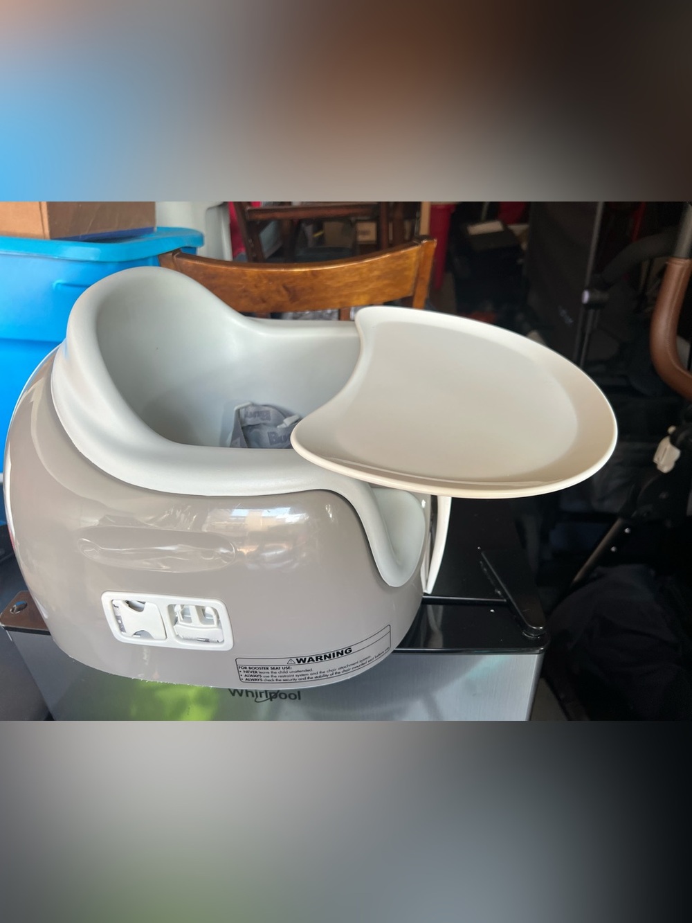 Bumbo Booster Seat with Detachable Tray + Replacement Tray